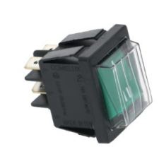 Non branding BIPOLÁRIS KAPCSOLÓ ZÖLD 16A 250V beépíthető gépek kiegészítői