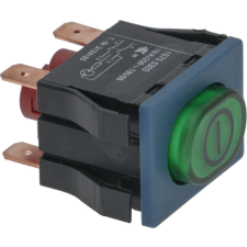 Non branding bipoláris kapcsoló zöld 250V 16A beépíthető gépek kiegészítői