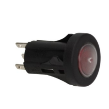 Non branding NYOMÓGOMB 1-PÓLUSÚ PIROS 3A 250V beépíthető gépek kiegészítői