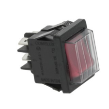 Non branding piros bipoláris kacsoló 16A 250V beépíthető gépek kiegészítői