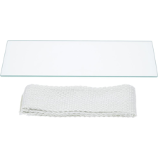 Non branding üveg sütő ajtóhoz 385x135x5 mm kisháztartási gépek kiegészítői