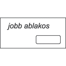 Noname Boríték LA/4 szilikonos 35x90 mm jobb ablakos bélésnyomott boríték