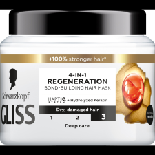 Noname Gliss HaptiQ + Liquid Regeneráló hajmaszk (400 ml) (9000101725896) hajbalzsam
