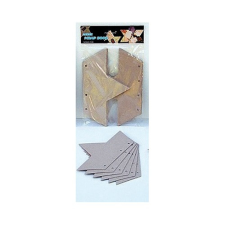 Noname Kreatív papír scrapbooking csillag 12.5x21.5 cm 6 db/csomag kreatív papír