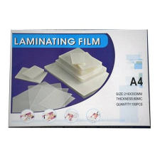 Noname Lamináló fólia A/4 80 mic. 100 lap/csomag lamináló fólia