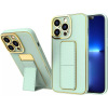 Noname New Kickstand Tok Samsung Galaxy A12 Állvánnyal Zöld Színű (187753734)