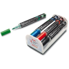 Noname Pentel Maxiflo Flex 4db-os vegyes színű táblamarker készlet + törlő (MWL5SBF-4N)