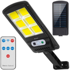 Nonbrand 120 COB LED napelemes lámpa sötétedés érzékelővel és távirányítóval (BBV) kültéri világítás