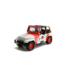 Nonbrand 1992 JEEP WRANGLER 1:24 JURASSIC WORLD FÉM AUTÓ autópálya és játékautó