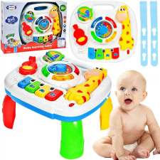 Nonbrand 2in1 Interaktív készségfejlesztő játékasztal hang- és fényhatásokkal kreatív és készségfejlesztő