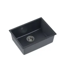 Nonbrand Alec 50 Steingran Mosogató - Fekete - 535x400 mm mosogatótálca