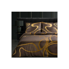 Nonbrand Alisma1 prémium ágyneműhuzat Barna/arany 160x200 cm - 70x80 cm 2db lakástextília