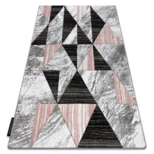 Nonbrand ALTER Geometrikus Szőnyeg - Rózsaszín-Szürke - 200x290 cm lakástextília