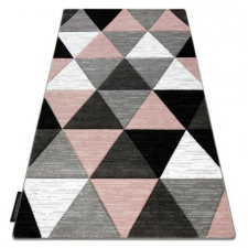 Nonbrand ALTER Rino Geometrikus Szőnyeg - Rózsaszín, Szürke, Fekete - 120x170 cm lakástextília