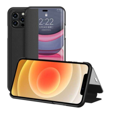 Nonbrand APPLE iPhone 12 mini, View Window ablakos mobiltok, Fekete tok és táska