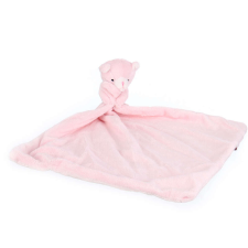 Nonbrand Babakendő - Rózsaszín Cicás - 33cm - Puha Plüss plüssfigura