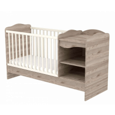 Nonbrand Babastar Kombinált Gyermekágy - Fűz - 120x60 cm kiságy, babaágy