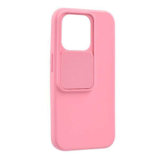 Nonbrand CAMSHIELD iPhone 14 Pro Szilikon Tok - Rózsaszín tok és táska