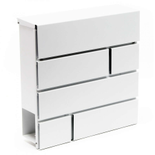 Nonbrand Dizájner Postaláda - Fehér - Falra Szerelhető - 37x37cm postaláda