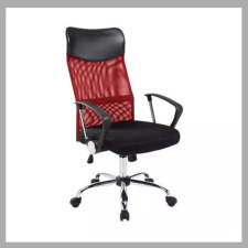 Nonbrand Ergonomikus irodai szék magasított háttámlával piros HOP1000998-2 forgószék