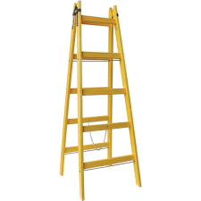Nonbrand Fa létra háztartási 5 fokos létra és állvány