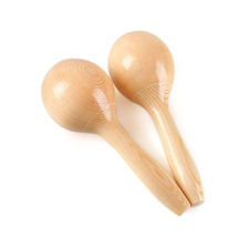 Nonbrand Fa maracas - 15,5 x 5,5 cm játékhangszer