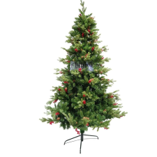 Nonbrand Flippy Karácsonyfa - 210 cm - Piros Díszekkel műfenyő