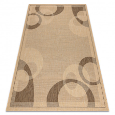 Nonbrand Fonott sizal floorlux szőnyeg 20078 mais / coffee 80x150 cm lakástextília