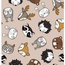 Nonbrand Forest animals bútorfólia öntapadós tapéta 45cmx15m tapéta, díszléc és más dekoráció