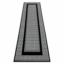 Nonbrand GLOSS Görög Futószőnyeg - Fekete-Elefántcsont 80x250 cm lakástextília