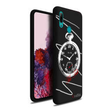 Nonbrand Graffiti Huawei Y7 2019 Szilikon Tok - Tik-Tak Óra tok és táska