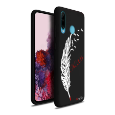 Nonbrand Graffiti Toll-mintás Szilikon Tok Huawei P30 Lite-hoz tok és táska