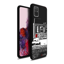 Nonbrand Graffiti Vonat Telefontok Samsung Galaxy A71-hez tok és táska