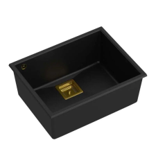 Nonbrand gránit mosogató DAVID 50 Black mosogatótálca