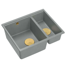 Nonbrand gránit mosogató Logan 150 Grey Metallic mosogatótálca