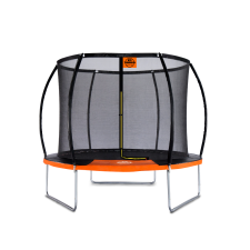 Nonbrand GTR PRO Sunshine Trambulin narancssárga, védőhálóval, 244 cm trambulin szett