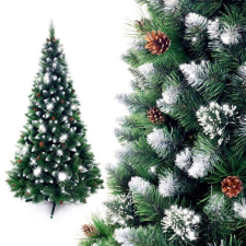 Nonbrand Havas 3D Prémium Műfenyő, Karácsonyfa tobozzal talpal 150cm műfenyő