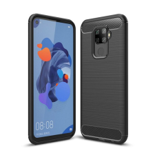 Nonbrand Huawei Mate 30 Lite Telefontok - fekete Carbon szilikon telefon tok tok és táska