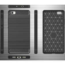 Nonbrand Huawei Y6 Prime 2018 Telefontok - fekete Carbon szilikon telefon tok tok és táska