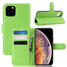 Nonbrand iPhone 11 Pro Max Tárca Tok - Zöld tok és táska