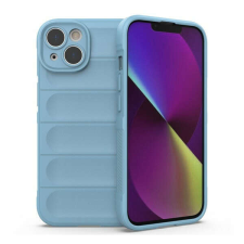 Nonbrand iPhone 14 Plus Szilikon Tok - 3D Minta - Világoskék tok és táska