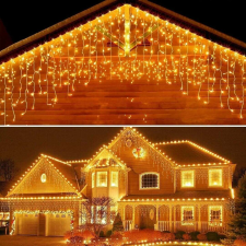 Nonbrand Karácsonyi melegfehér fényfüzér, vezetékes, 180 db LED izzóval 8,5m, toldható karácsonyfa izzósor