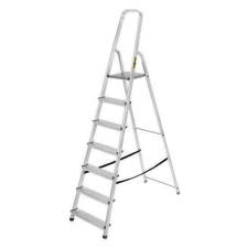 Nonbrand LÉTRA ALU. HÁZTARTÁSI 6 FOKOS 125KG DRABEST létra és állvány