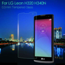 Nonbrand LG Leon (C50), Üvegfólia, 0,3mm vékony, 9H, Sík részre mobiltelefon kellék