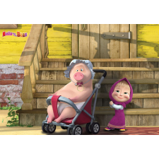 Nonbrand Masha és a Medve Fotótapéta - 4 részes XL tapéta, díszléc és más dekoráció