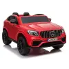 Nonbrand Mercedes-AMG GLC, lakkozott piros 2 személyes 12V 4 motoros 4x45W Elektromos kisautó 2.4GHz szülői távirányítóval, nyitható ajtóval, EVA kerekekkel  4129