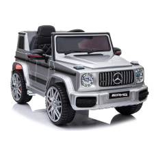 Nonbrand Mercedes G63 AMG 12V elektromos kisautó lakk ezüst 3873 elektromos járgány