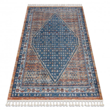 Nonbrand Modern szőnyeg BELLE BG58A sötétkék / bézs Rojt 120x170 cm lakástextília