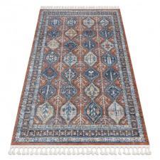 Nonbrand Modern szőnyeg BELLE BG60A sötétkék / bézs Rojt 120x170 cm lakástextília
