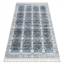 Nonbrand Modern szőnyeg BELLE BR22A bézs / kék Rojt 140x190 cm lakástextília